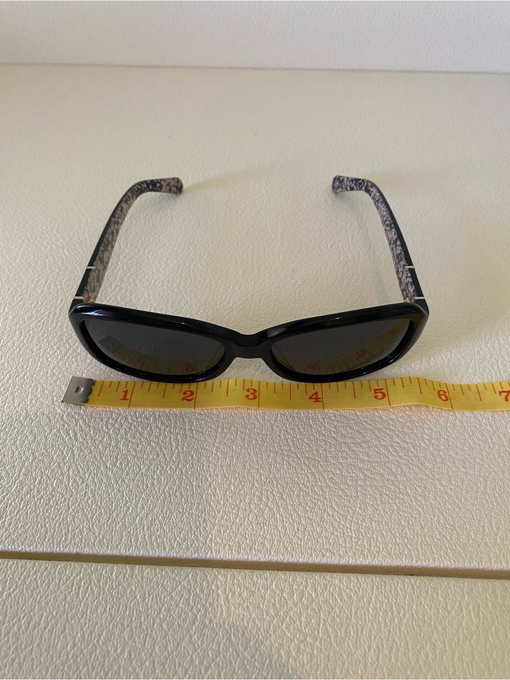 kate spade Black Cheyenne Rectangle Polaralized Sunglasses - Picture 8 of 13